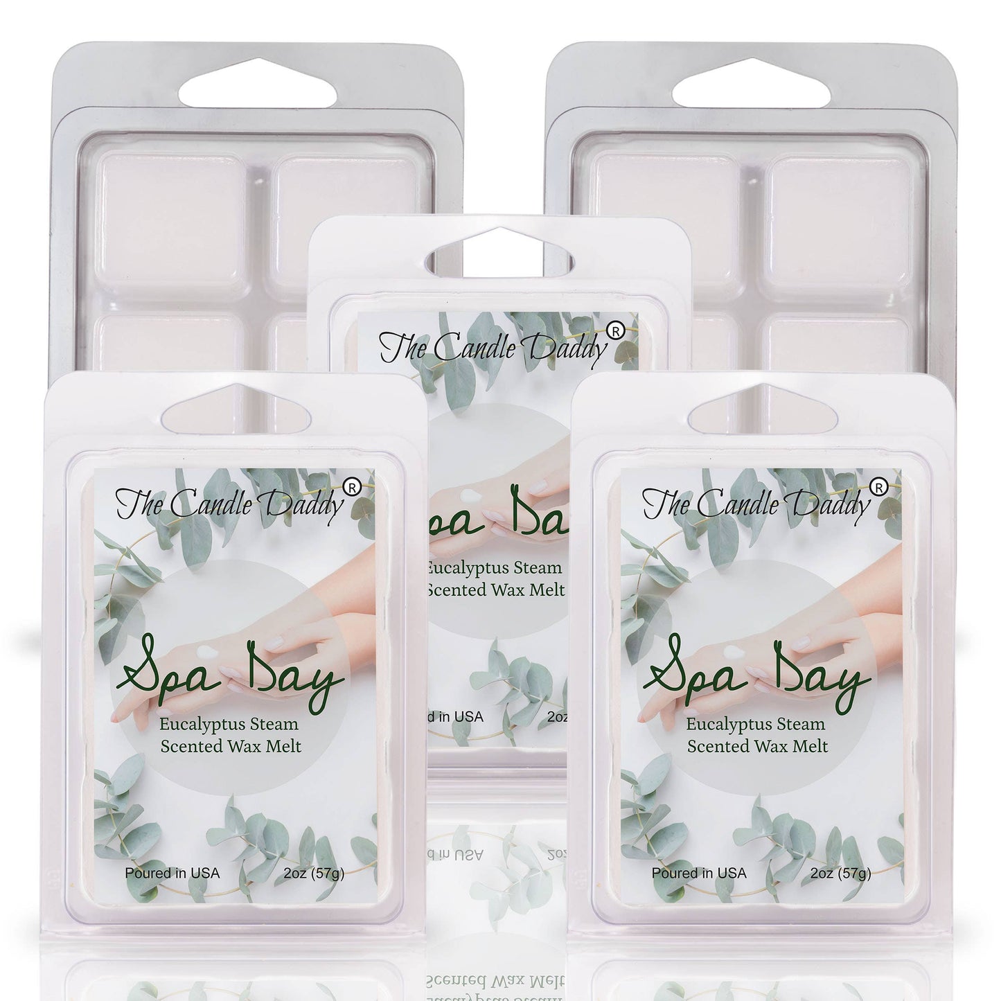 Spa Day - Relaxing  Aromatherapy Eucalyptus Scented Wax Melts