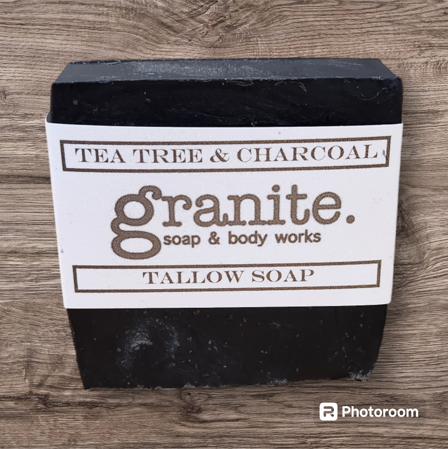 Tallow Soap - Tea Tree and Charcoal