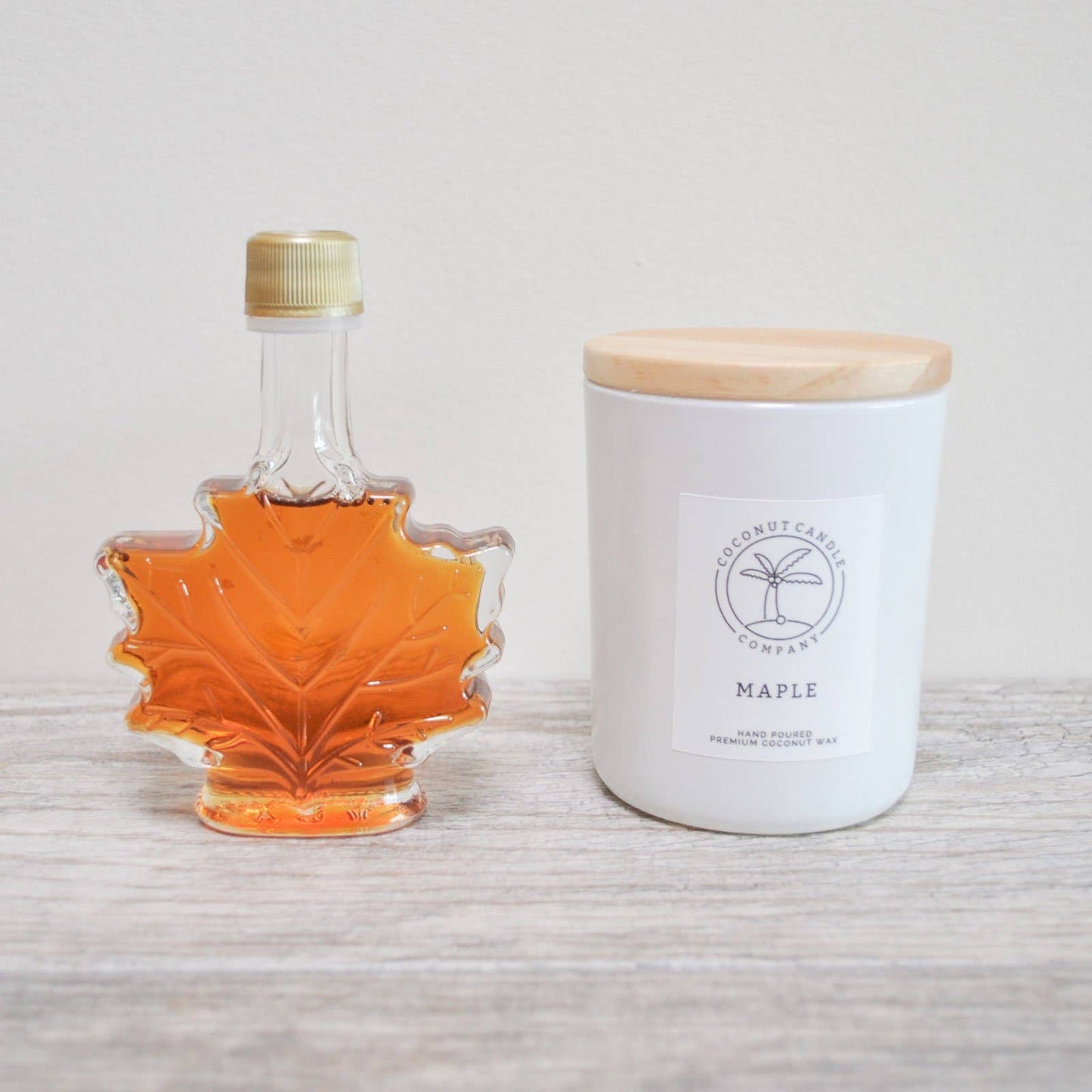 Maple Scented Coconut Wax Jar Candle